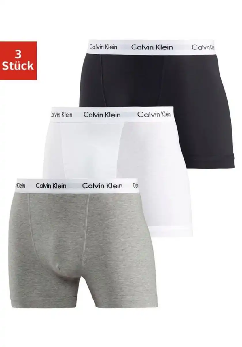 Bild 1 von Calvin Klein Underwear Boxer CK Boxer 3x (3-St) mit Logoschriftzug am Bund