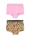 Bild 1 von Kinder-Boxershorts Leopard – 2 Stück braun