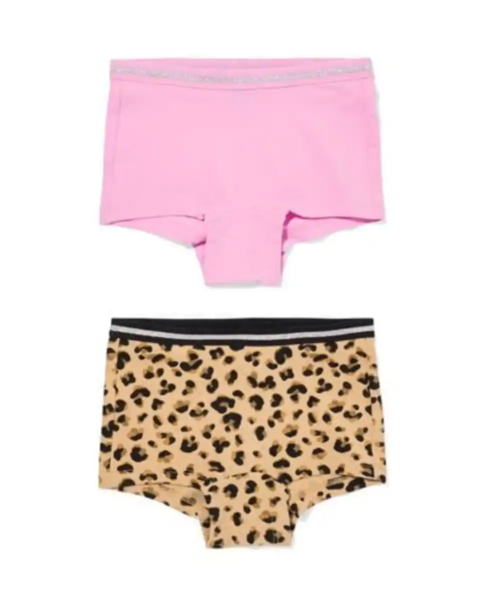Bild 1 von Kinder-Boxershorts Leopard – 2 Stück braun