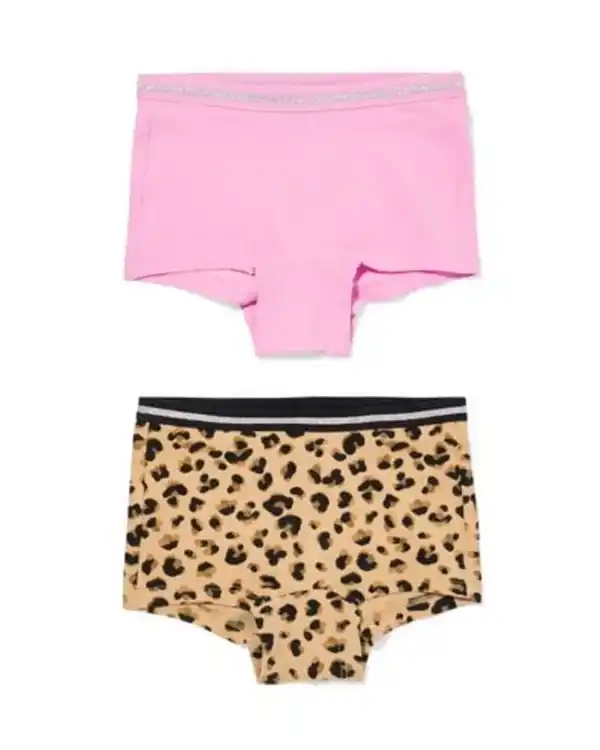 Bild 1 von Kinder-Boxershorts Leopard – 2 Stück braun