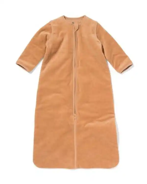 Bild 1 von Schlafsack mit abnehmbaren Ärmeln aus Samt, 3,0 TOG beige