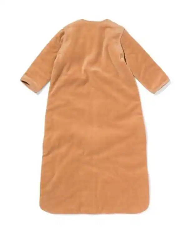 Bild 2 von Schlafsack mit abnehmbaren Ärmeln aus Samt, 3,0 TOG beige