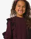 Bild 3 von Kinderkleid mit Rüschen und Glitzer bordeauxrot