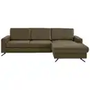 Bild 1 von Beldomo Premium Ecksofa Beldomo premium, Opal, Leder, Echtleder, Rindleder, 3-Sitzer, Ottomane rechts, L-Form, 267x165 cm, Goldenes M, Typenauswahl, Bettkasten erhältlich, Fußauswahl, Lederauswahl,