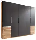 Bild 1 von Drehtürenschrank Level 36A ca. 250x216x58cm Graphitfarben, Graphitfarben, Eichefarben