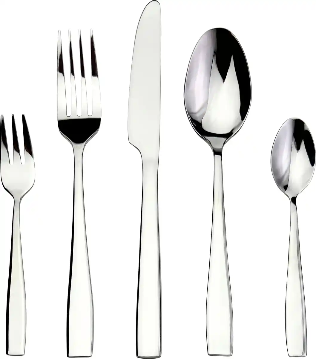 Bild 1 von Besteckset Ivana Edelstahlfarben, 60-teilig, Edelstahlfarben