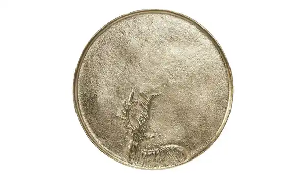 Bild 1 von HOME STORY Deko Teller   ¦ gold ¦ Aluminium ¦ Maße (cm): H: 1,5  Ø: 30.0 Dekoration > Dekoschalen - Möbel Kraft