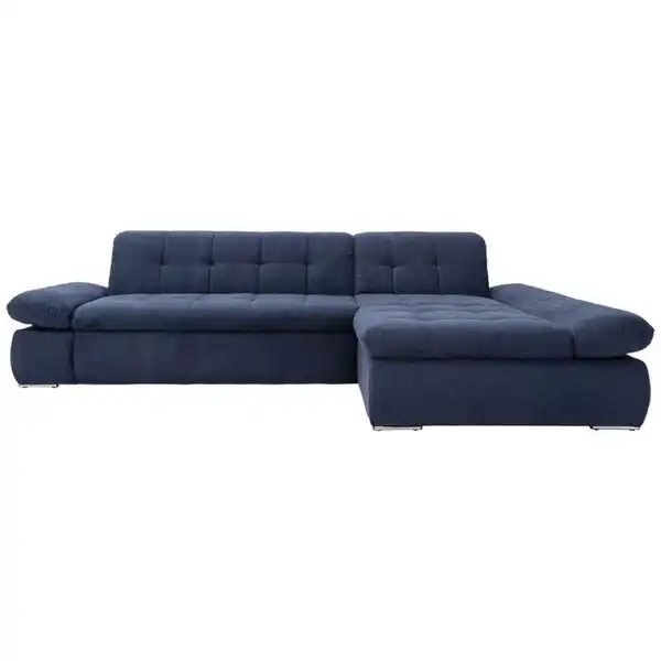 Bild 1 von Mid.you Ecksofa, Dunkelblau, Textil, Uni, 3-Sitzer, L-Form, 300x172 cm, Made in EU, FSC Mix, Rücken echt, Wohnzimmer, Sofas & Couches, Wohnlandschaften, Ecksofas