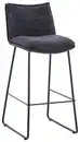 Bild 1 von Barhocker in Schwarz/Dunkelgrau, Schwarz, Dunkelgrau
