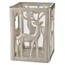 Bild 1 von Windlicht, Silber, Metall, 21x16x16 cm, Dekoration, Weihnachtsdekoration, Winterdeko