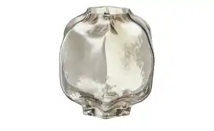 HOME STORY Vase   ¦ grau ¦ Glas ¦ Maße (cm): H: 18  Ø: 17.0 Dekoration > Vasen - Möbel Kraft