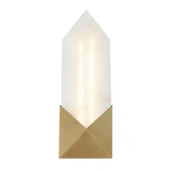 Bild 1 von Elstead Lighting Led-Wandleuchte Alora, Messing, Metall, Stein, G, 11.7x30.5 cm, Lampen & Leuchten, Innenbeleuchtung, Leuchten nach Räumen, Treppenbeleuchtung, G
