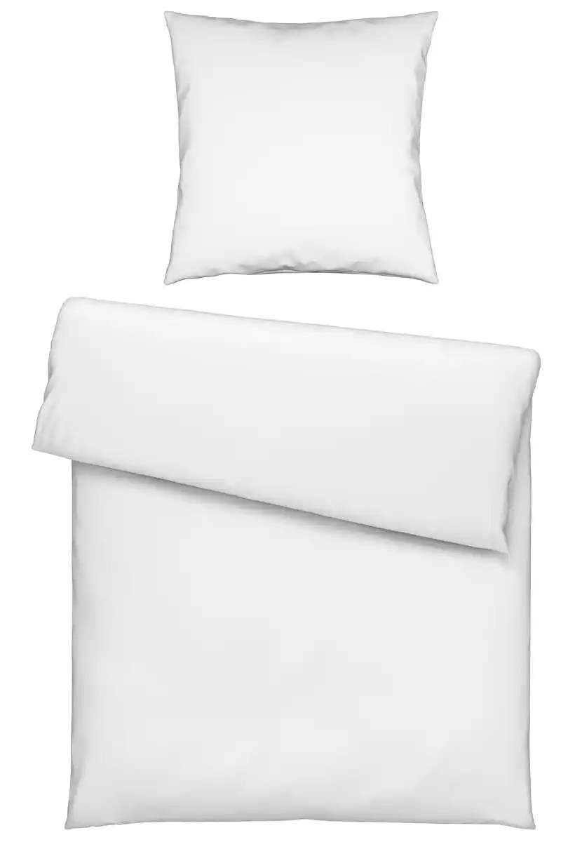 Bild 1 von Bettwäsche Iris XL Weiß ca. 155x220cm, Weiß