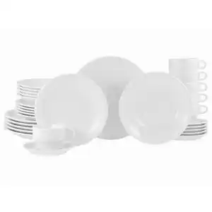 Creatable Kombiservice Milano, Weiß, Keramik, 30-teilig, 180 ml,180 ml, lebensmittelecht, stapelbar, Essen & Trinken, Geschirr, Geschirr-Sets, Kombiservice