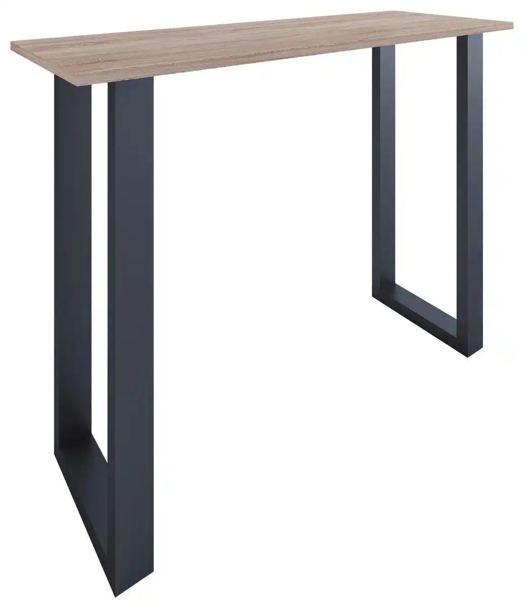 Bild 1 von Bartisch XONA Schwarz/Eiche ca.140x102x50cm, Schwarz, Sonoma Eiche