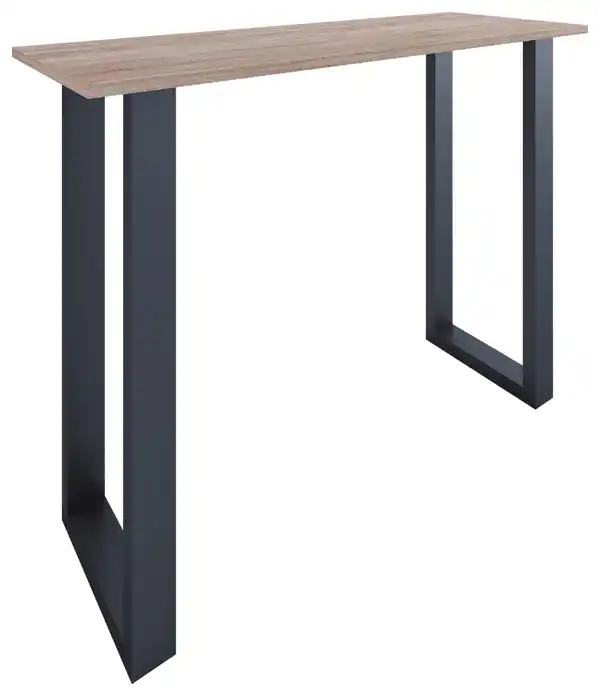 Bild 1 von Bartisch XONA Schwarz/Eiche ca.140x102x50cm, Schwarz, Sonoma Eiche