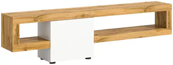 Bild 1 von Lowboard Samba Eiche/Weiß, Weiß, Eichefarben