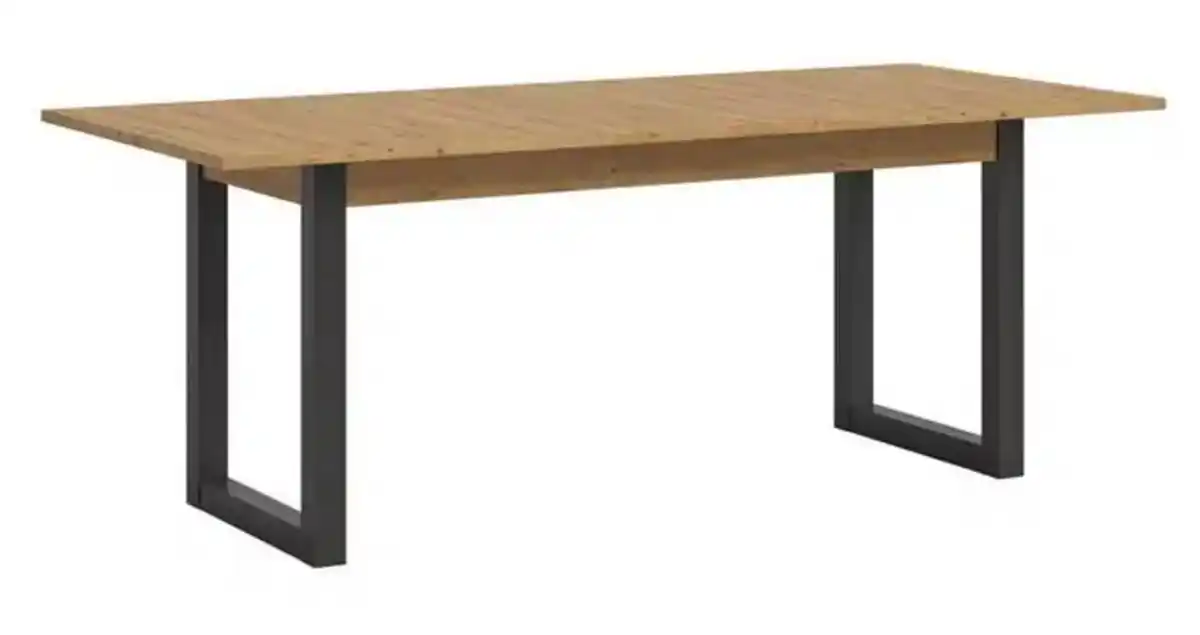 Bild 1 von Ausziehtisch Seattle Eiche ca. 150-190x90x76 cm Anthrazit, Eiche Artisan