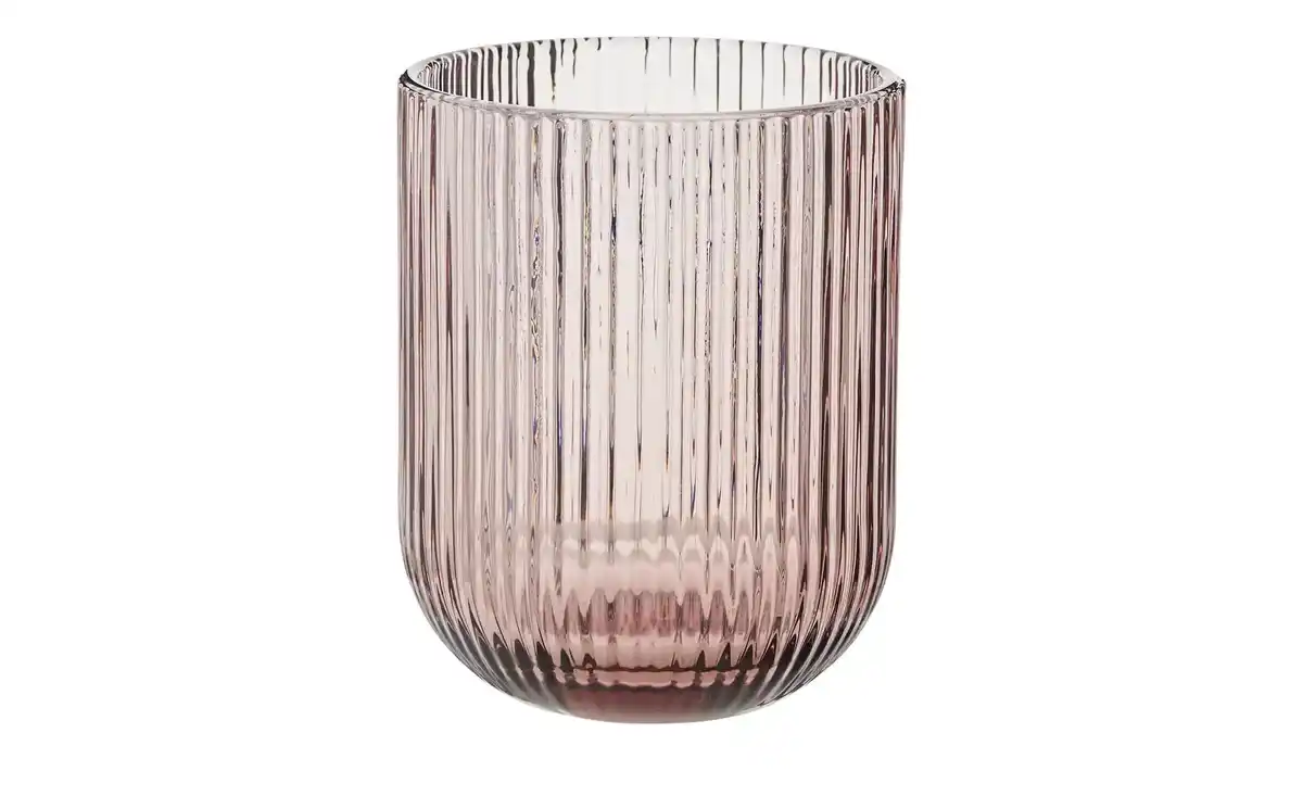 Bild 1 von HOME STORY Teelichtglas   ¦ rosa/pink ¦ Glas ¦ Maße (cm): B: 7,4 H: 9,4 Dekoration > Kerzen & Kerzenständer > Teelichthalter - Möbel Kraft