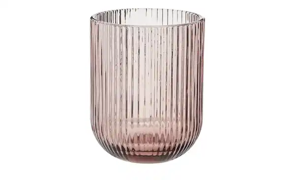 Bild 1 von HOME STORY Teelichtglas   ¦ rosa/pink ¦ Glas ¦ Maße (cm): B: 7,4 H: 9,4 Dekoration > Kerzen & Kerzenständer > Teelichthalter - Möbel Kraft