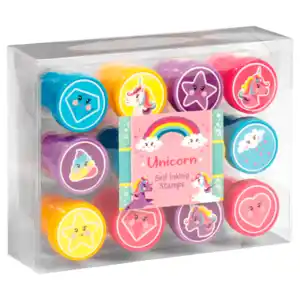 Einhorn Stempelset 12 Stück