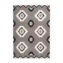 Bild 1 von Novel Flachwebeteppich, Grau, Textil, Retro, rechteckig, 160x230 cm, pflegeleicht, Teppiche & Böden, Teppiche, Webteppiche