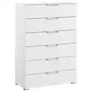 Bild 1 von Novel Kommode, Weiß, Metall, 6 Schubladen, 80x119x42 cm, Blauer Engel, Goldenes M, BQ - Bündnis für Qualität, Made in Germany, Typenauswahl, Beimöbel erhältlich, stehend, in verschiedenen Grö