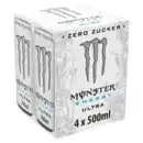 Bild 1 von Monster Energy Ultra Zero Zucker 4x0,5l
