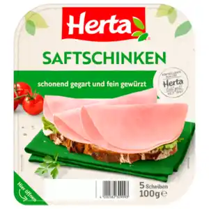 Herta Genuss Momente Saftschinken schonend gegart 100g