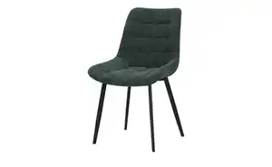 Stuhl   ¦ grün ¦ Maße (cm): B: 55 H: 87,5 T: 60.0 Stühle > Esszimmerstühle - Möbel Kraft