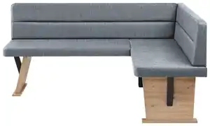 Eckbank in Eiche Artisan/Grau, Grau, Eiche Artisan