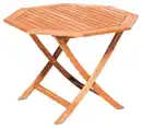 Bild 1 von Gartenklapptisch Eukalyptus klappbar ca. 110x74x110cm, Naturfarben