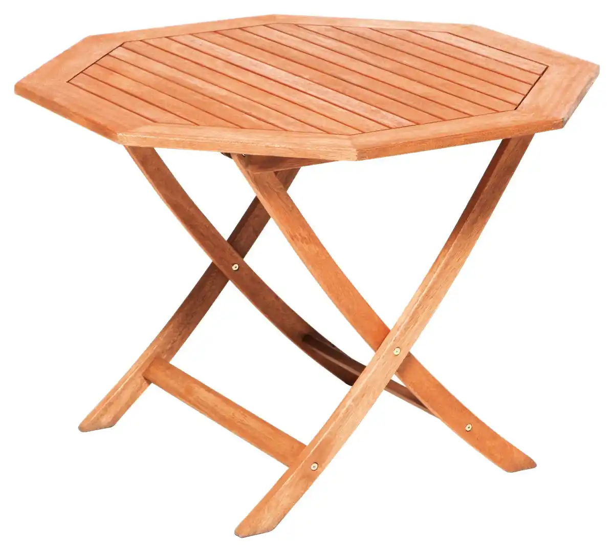 Bild 1 von Gartenklapptisch Eukalyptus klappbar ca. 110x74x110cm, Naturfarben