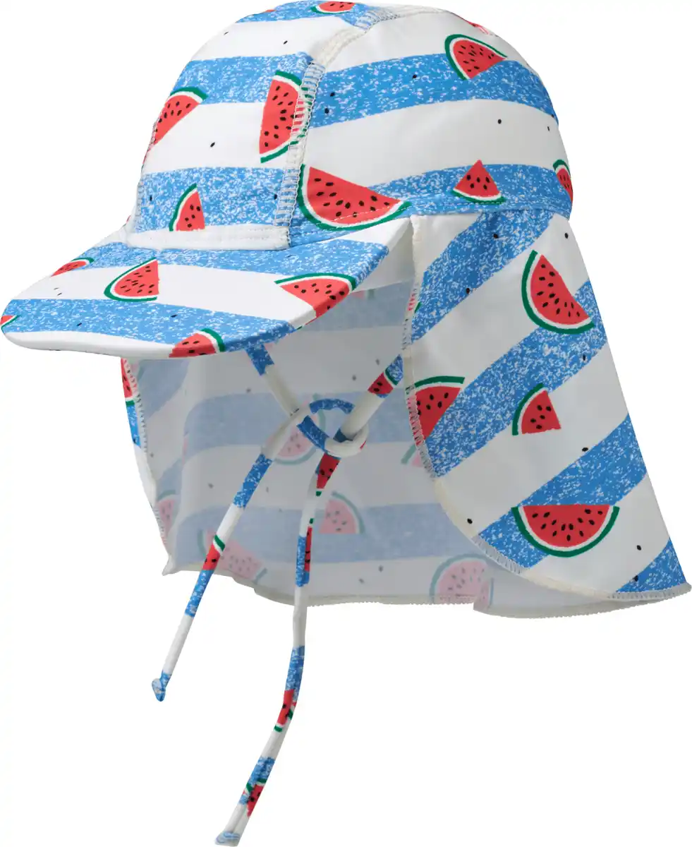 Bild 1 von PUSBLU UV Mütze mit Melonen-Muster, blau, Gr. 50/51, 1 St