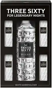 THREE SIXTY Vodka, 3-l-Fl.