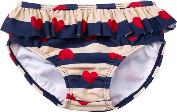 Bild 1 von PUSBLU Schwimmwindel mit Herz-Muster, blau, Gr. 74/80, 1 St