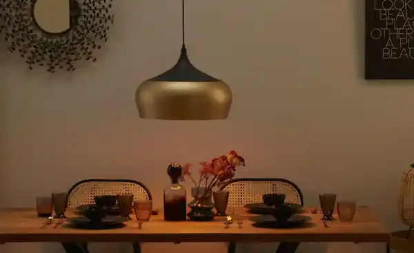 Bild 1 von Trio Pendelleuchte, 1-flammig, Messing-matt