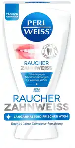 PERLWEISS Zahncreme Raucher-Zahnweiß, 50-ml-Fl.