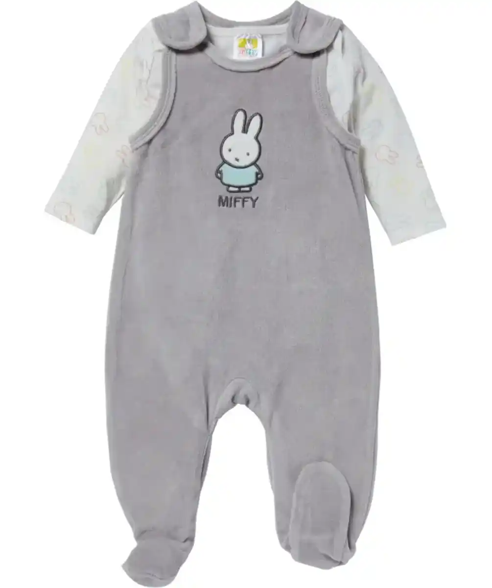 Bild 1 von Newborn Body + Strampler, hellgrau