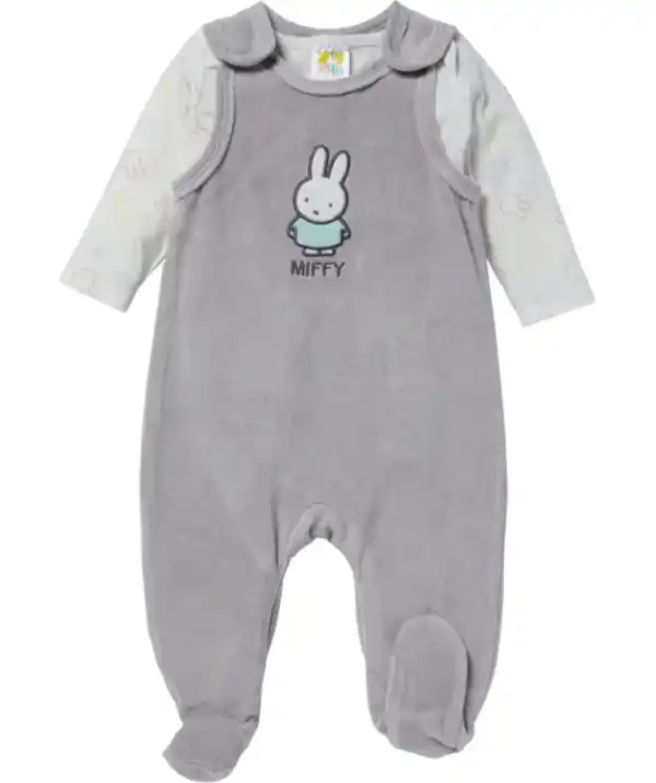 Bild 1 von Newborn Body + Strampler, hellgrau