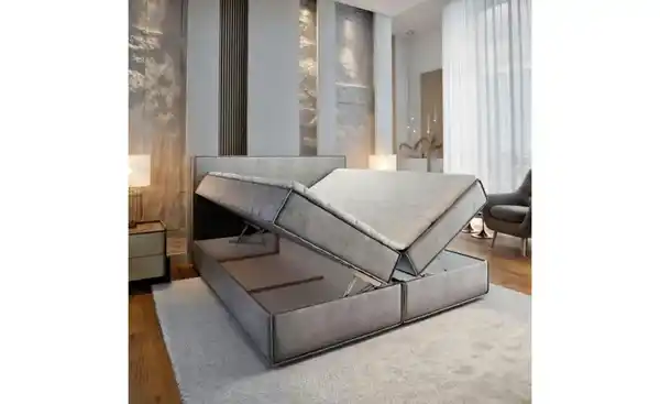 Bild 2 von MASSENO Boxbett mit Bettkasten Pellio