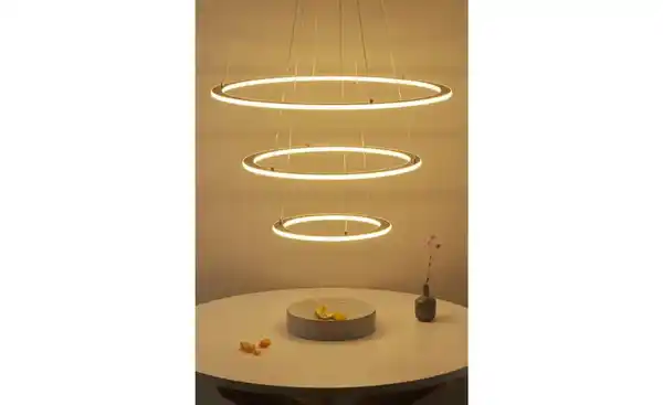 Bild 1 von Trio LED-Pendelleuchte, Nickel-matt, `Ringe`