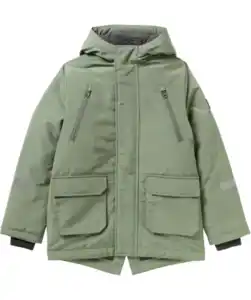 Teilgefütterter Parka, hellkhaki