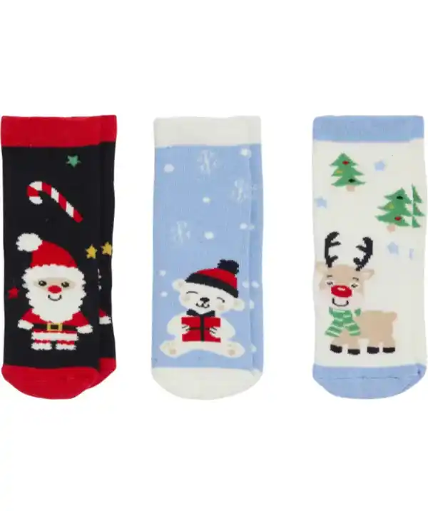 Bild 1 von Frottee-Socken Weihnachten, blau