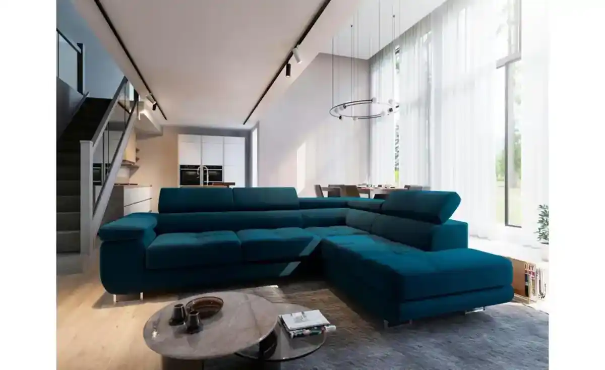 Bild 1 von MASSENO Ecksofa mit Schlaffunktion Selva