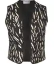Bild 1 von Kurze Steppweste, schwarz/beige