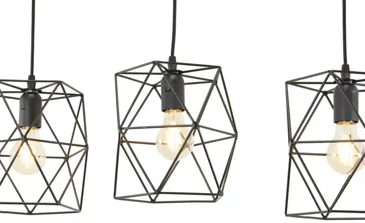 Bild 4 von Paul Neuhaus Pendelleuchte, 3-flammig, Holz / Metall Schwarz