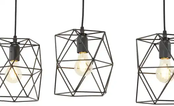 Bild 4 von Paul Neuhaus Pendelleuchte, 3-flammig, Holz / Metall Schwarz