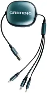 GRUNDIG 3-in-1-Ladekabel »36009«
