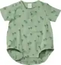 Bild 1 von ALANA Body Kurzarm aus Musselin mit Palmen-Muster, grün, Gr. 74/80, 1 St